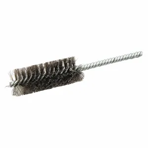 NORTON ABRASIVES 66252838850 3/4 Inch Power Tube Brush, Double Shank, 3/8 Inch Brush, 5 Inch Overall Length | CD2JBK 416N74