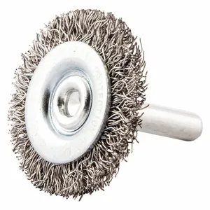 NORTON ABRASIVES 66252838999 Wire Wheel Brush, 1 1/2 Inch Brush Dia., 0.012 Inch Wire Dia., Carbon Steel | CJ3VFL 416M94