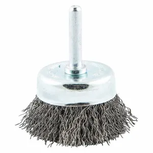 NORTON ABRASIVES 66252839028 Cup Brush, 1 3/4 Inch Dia., 1/4 Inch Abrasive Shank Size | CH9YQU 483N63