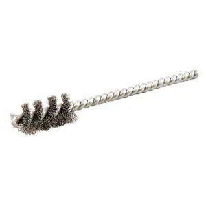 NORTON ABRASIVES 66252839051 Single Spiral Tube Brush, Round Shank, 0.5 Inch Brush Dia. | CJ3JJT 483P11