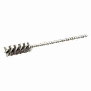 NORTON ABRASIVES 66252839062 Single Spiral Tube Brush, Round Shank, 0.375 Inch Brush Dia. | CJ3JJN 483N94