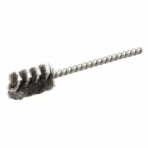 NORTON ABRASIVES 66252839064 Single Spiral Tube Brush, Round Shank, 0.625 Inch Brush Dia. | CJ3JJW 483P01