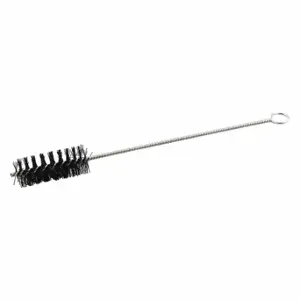 NORTON ABRASIVES 66252839073 Double Spiral Tube Brush, Double Shank, 0.875 Inch Brush Dia, 2 1/2 Inch Brush Lg, Steel | CV4LQZ 483P30