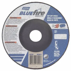 NORTON ABRASIVES 66252843220 Cut-off Wheel 5 D .045 T 7/8 | AC6GDW 33N320