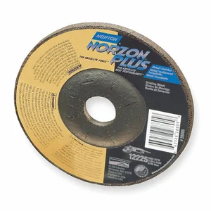 NORTON ABRASIVES 66252843322 Depressed Center Wheel, Ceramic, 4 1/2 Inch Wheel Dia, 7/8 Inch Hole Size | CH9ZHE 3WM18