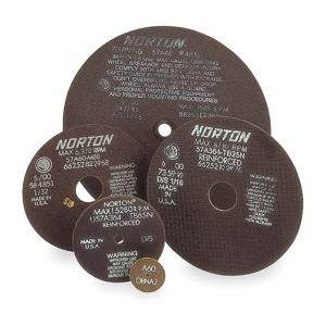 NORTON ABRASIVES 66253022702 Abrasive Cut-Off Wheel, 8 Inch Wheel Dia., Aluminum Oxide, 0.06 Inch Thick | CH9NAH 2D784