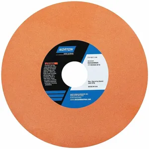 NORTON ABRASIVES 66252940605 Straight Grinding Wheel, 7 Inch Dia., 1 1/4 Inch Hole Size, Type 1, 5Pk | CJ3NQJ 1CTX8