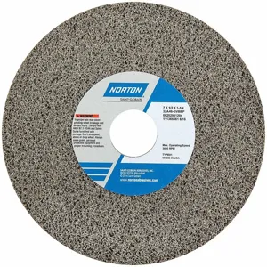 NORTON ABRASIVES 66252941204 Straight Grinding Wheel, 7 Inch Dia., 1 1/4 Inch Hole Size, Type 1, 5Pk | CJ3NRT 1CUE9