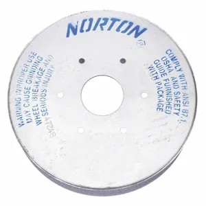 NORTON ABRASIVES 66253049115 Plate Mounted Grinding Disc 9 Inch Diameter 46g | AB9GKU 2D168