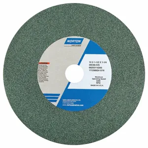 NORTON ABRASIVES 66253116265 Grinding Wheel 10 Inch Diameter Silicon Carbide 60 Grit Green | AF8KZV 26ZV86