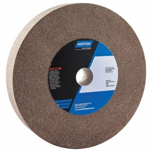 NORTON ABRASIVES 66253161395 Grinding Wheel 10 Inch Diameter Aluminium Oxide 60/80g Brown | AF8KZH 26ZV73