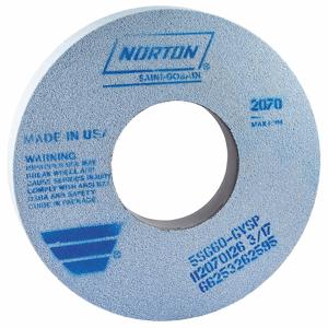 NORTON ABRASIVES 66253262595 Straight Grinding Wheel, 12 Inch Dia., 5 Inch Hole Size, 1 Inch Thickness, Ceramic | CJ3NKE 1PNC8