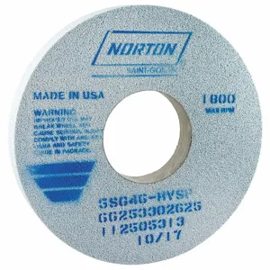 NORTON ABRASIVES 66253302625 Straight Grinding Wheel, 14 Inch Dia., 5 Inch Hole Size, 1 1/2 Inch Thickness | CJ3NNG 1PNH3