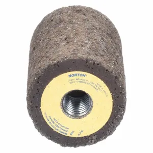 NORTON ABRASIVES 66253344387 Grinding Plug with Square Tip 2 Inch Diameter 20 Grit ZA | AH2GMY 26ZX09