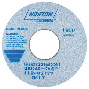 NORTON ABRASIVES 66253364320 Straight Grinding Wheel, 14 Inch Dia., 5 Inch Hole Size, 1 1/2 Inch Thickness | CJ3NRB 1PNH4