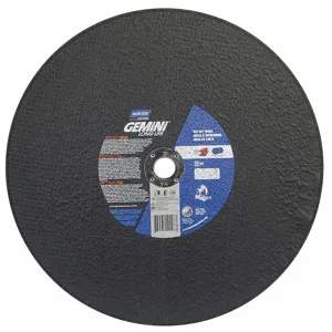 NORTON ABRASIVES 66253207554 Abrasive Cut Wheel 12 Inch Diameter 7/64 Inch T 1 Inch Arbor Hole | AE7QQF 6A104