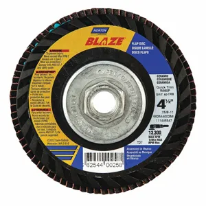 NORTON ABRASIVES 66254400519 Flap Disc 5 Inch x 120 Grit 7/8 | AB7RZU 23Z712