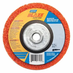 NORTON ABRASIVES 66254498101 Depressed Center Wheel, Ceramic, 4 1/2 Inch Wheel Dia, 5/8-11 Inch Hole Size | CH9ZKX 16Z953