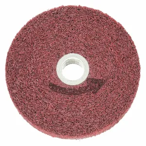 NORTON ABRASIVES 66261007212 Convolute Wheel, 2 Inch Width, Aluminum Oxide, 5 Inch Arbor Hole, Medium | CH9XRZ 1VXG5