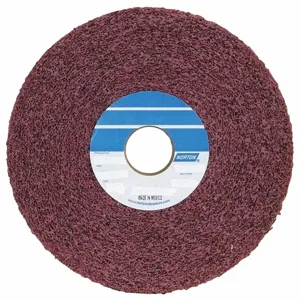 NORTON ABRASIVES 66261007957 Convolute Wheel, 2 Inch Width, Aluminum Oxide, 1 Inch Arbor Hole, Medium | CH9XTA 1PTC2