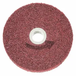 NORTON ABRASIVES 66261010148 Convolute Wheel, 6 Inch Dia X 1 Inch W, 1 Inch Arbor, Aluminum Oxide, Medium, Medium | CT4DVZ 1HYC5