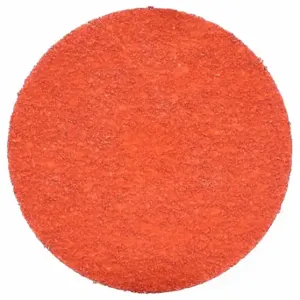 NORTON ABRASIVES 66261043382 Quick-Change Disc, Ts, 2 Inch Dia, Ceramic, 100 Grit, 3-Ply Wt Polyester | CT4DYK 804JA4