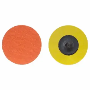 NORTON ABRASIVES 66261043390 Quick-Change Disc, Tr, 3 Inch Dia, Ceramic, 100 Grit, 3-Ply Wt Polyester | CT4DXW 804JA8