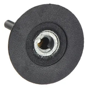 NORTON ABRASIVES 66261047581 Disc Backup Pad, TR Type, 1/4 Straight Shaft Back Mount, 4 Dia. | AX3MNX 3WZ24