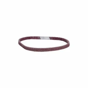 NORTON ABRASIVES 66261097565 Sanding Belt, 1/4 Inch W X 24 Inch L, Aluminum Oxide, Medium, Y Wt Polyester Backing | CT4EVH 804J81