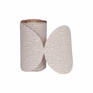 NORTON ABRASIVES 66261131458 PSA Paper Disc Roll 5 Inch Diameter 240 Grit Brown | AH4BHB 34CC52