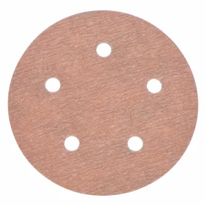 NORTON ABRASIVES 66261131573 Hook-and-Loop Sanding Disc, 5 Inch, 400 Grit, Aluminum Oxide, 5 Hole, Coated, 100Pk | CJ2LLK 1EDX8