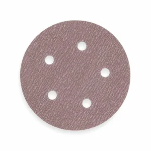 NORTON ABRASIVES 66261131583 Hook-and-Loop Sanding Disc, 5 Inch, 80 Grit, Aluminum Oxide, 5 Hole, Coated, 100Pk | CJ2LLA 1EDY7