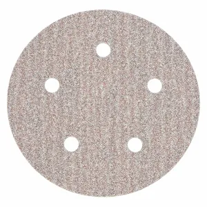 NORTON ABRASIVES 66261131583 Hook-and-Loop Sanding Disc, 5 Inch, 80 Grit, Aluminum Oxide, 5 Hole, Coated, 100Pk | CJ2LLA 1EDY7