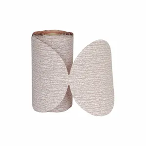 NORTON ABRASIVES 66261136376 PSA Paper Disc Roll 3 Inch Diameter 80 Grit Brown | AH4BHD 34CC54