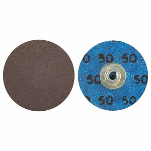 NORTON ABRASIVES 66261138160 Quick Change Disc, 2 Inch Dia., 50 Grit, Coarse, Aluminum Oxide, Coated, 100Pk | CJ3CPV 1YFL4