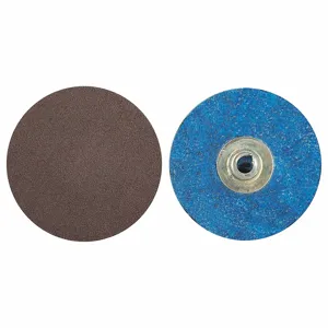 NORTON ABRASIVES 66261138170 Quick Change Disc, 2 Inch Dia., 36 Grit, Extra Coarse, Aluminum Oxide, 100Pk | CJ3CND 1YFL3