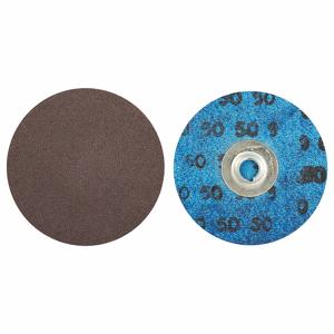 NORTON ABRASIVES 66261138195 Quick Change Disc, 3 Inch Dia., 50 Grit, Coarse, Aluminum Oxide, Coated, 50Pk | CJ3CMC 1YFL8