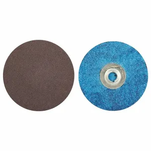 NORTON ABRASIVES 66261138205 Quick Change Disc, 3 Inch Dia., 36 Grit, Extra Coarse, Aluminum Oxide, 50Pk | CJ3CMZ 1YFL7