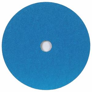 NORTON ABRASIVES 66261138563 Fiberscheibe, 5 Zoll Durchmesser, 24 Schleifkörnung, extra grob, Faser, blau, 25 Stück | CJ2DUB 1YER1