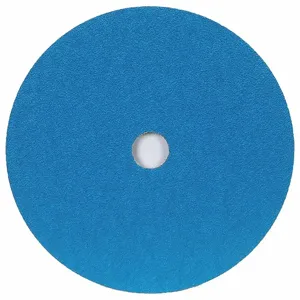 NORTON ABRASIVES 66261138591 Fiber Disc, 7 Inch Dia., 60 Abrasive Grit, Coarse, Fiber, 25Pk | CJ2DUT 1YEL6