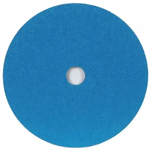 NORTON ABRASIVES 66261138593 Fiber Disc, 7 Inch Dia., 36 Abrasive Grit, Extra Coarse, Fiber, 25Pk | CJ2DWG 1YEL8