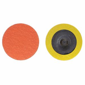 NORTON ABRASIVES 66261162308 Schnellwechselscheibe, 1 1/2 Zoll Durchmesser, Körnung 36, extra grob, Keramik, beschichtet, 100 Stück | CJ3CKD 1PYG4