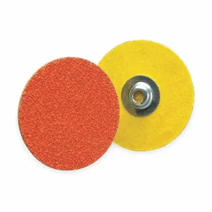 NORTON ABRASIVES 66261162327 Quick Change Disc, 3 Inch Dia., 36 Grit, Extra Coarse, Ceramic, Coated, 25Pk | CJ3CNJ 1PYJ1