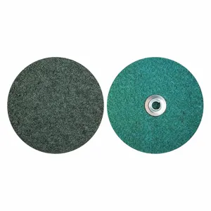 NORTON ABRASIVES 66261170288 Quick Change Disc, 7 Inch Dia., 100 Grit, Coarse, Ceramic Alumina, Non-Woven | CJ3CKU 54YM49