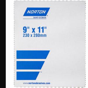 NORTON ABRASIVES 66261181509 Sheet, 9 Inch Width x 11 Inch Length, Aluminum Oxide | CT4EZV 804JN4