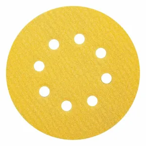 NORTON ABRASIVES 66261183918 Hook And Loop Sanding Disc, 5 Inch Size, 120 Grit, Aluminum Oxide, Paper, 8 Hole | CJ2LGZ 783RH1