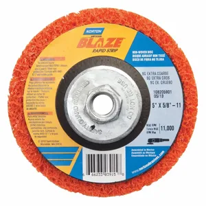 NORTON ABRASIVES 66623303915 Depressed Center Wheel, Ceramic, 5 Inch Wheel Dia, 5/8-11 Inch Hole Size, Type 27 | CH9ZHA 16Z955