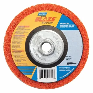 NORTON ABRASIVES 66623303919 Depressed Center Wheel, Ceramic, 7 Inch Wheel Dia, 5/8-11 Inch Hole Size, Type 27 | CH9ZJC 16Z957