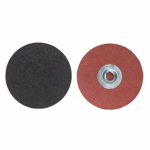 NORTON ABRASIVES 66623319024 Quick Change Disc, 3 Inch Dia., 60 Grit, Coarse, Aluminum Oxide, Coated, 50Pk | CJ3CLK 39UW48