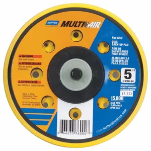 NORTON ABRASIVES 66623376000 Disc Backup Pad 5 Inch Diameter Hl 11/16arbor | AB3BLJ 1RDN9